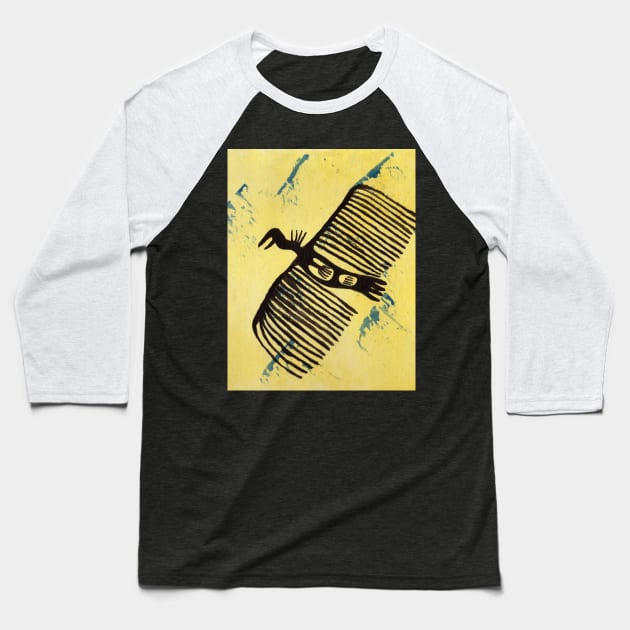 Vulture Baseball T-Shirt by lindaursin